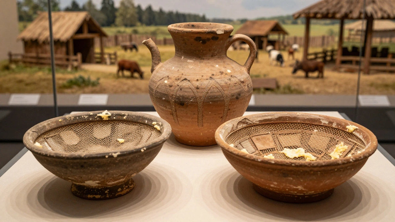 Ancient ceramic sieves used for cheese making in Neolithic Poland